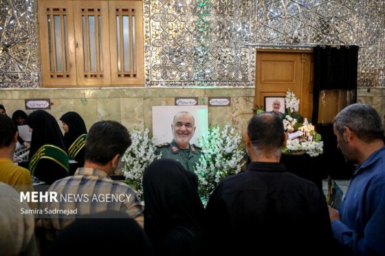 مراسم بزرگداشت سردار شهید حسین سلامی