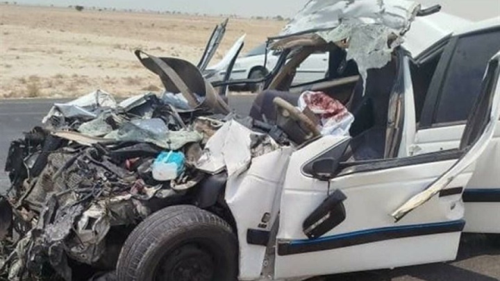 تصادف مرگبار سه خودرو یک کشته و ۸ مصدوم برجای گذاشت