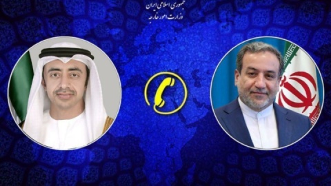 تقویت روابط دوجانبه و تحولات منطقه‌ای محور گفت وگوی وزیران خارجه ایران و امارات