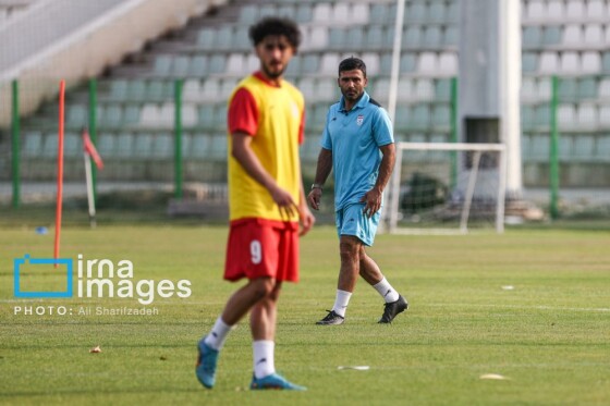 تمرین تیم فوتبال امید ایران