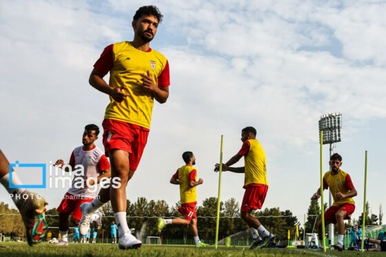 تمرین تیم فوتبال امید ایران