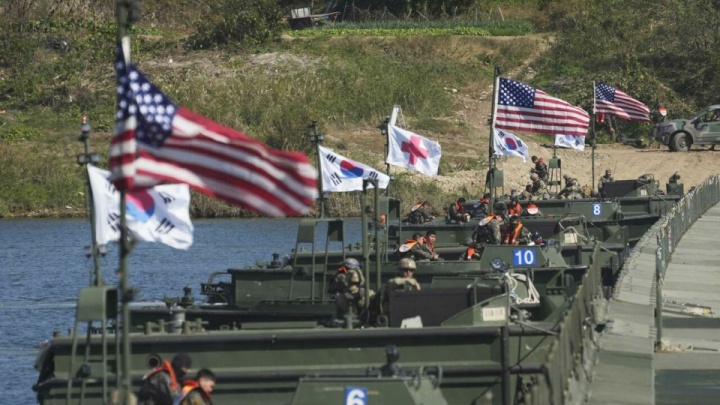 رزمایش نظامی مشترک کره جنوبی و ژاپن و آمریکا باید متوقف شود