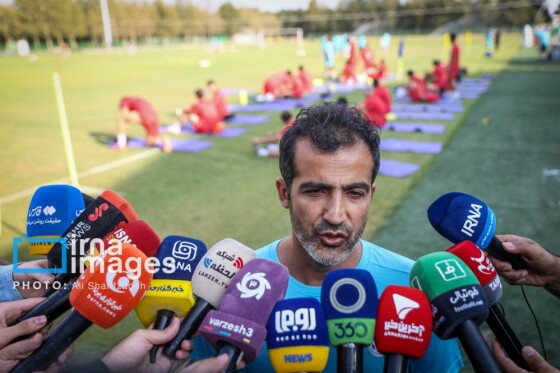تمرین تیم فوتبال امید ایران