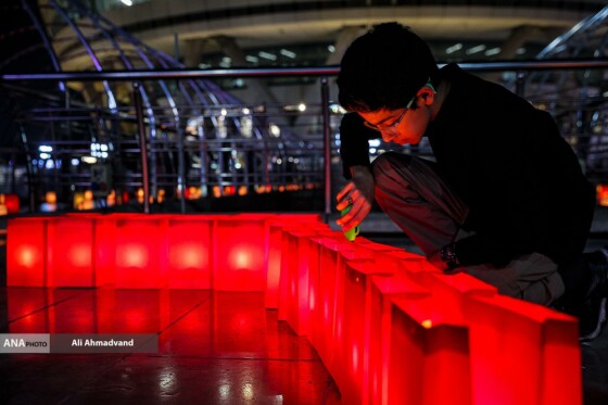 یادبود چهلمین روز شهدای جنگ تحمیلی ۱۲ روزه در برج میلاد