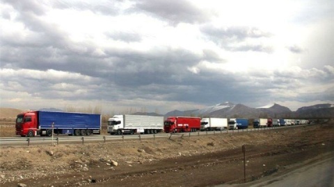 ترانزیت بیش از ۵ میلیون تُن کالا در شبکه راه‌های کشور