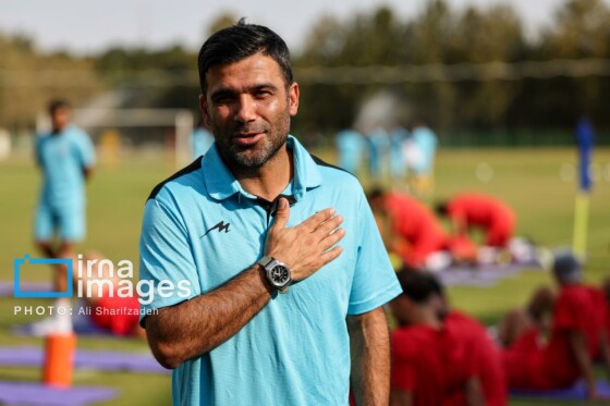 تمرین تیم فوتبال امید ایران