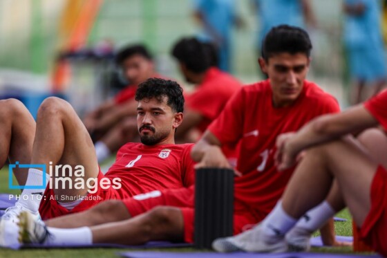 تمرین تیم فوتبال امید ایران