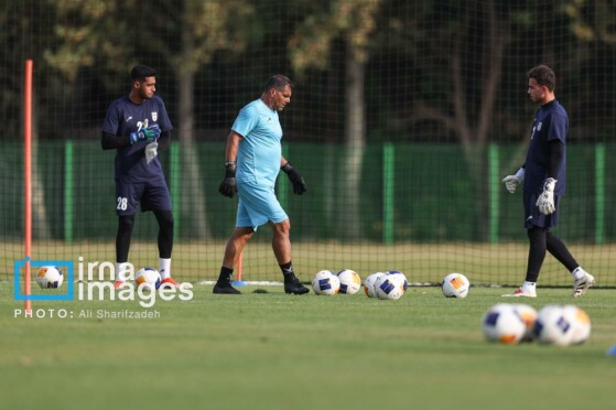 تمرین تیم فوتبال امید ایران