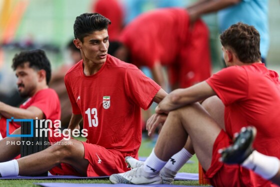 تمرین تیم فوتبال امید ایران