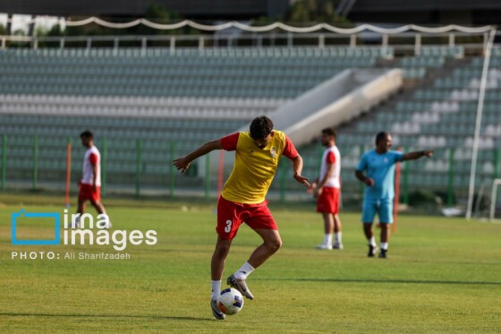 تمرین تیم فوتبال امید ایران