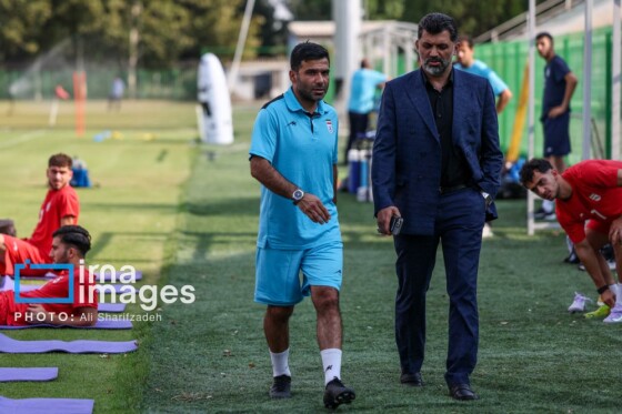 تمرین تیم فوتبال امید ایران