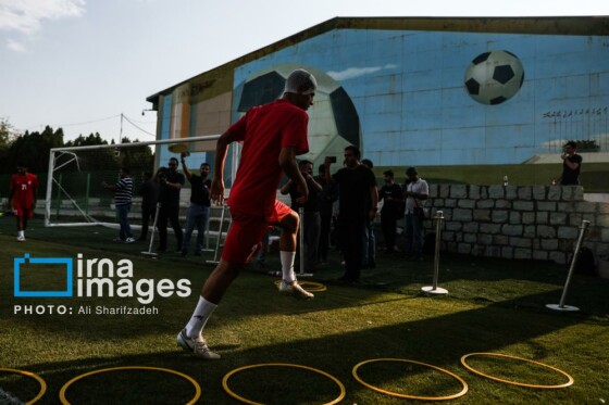 تمرین تیم فوتبال امید ایران