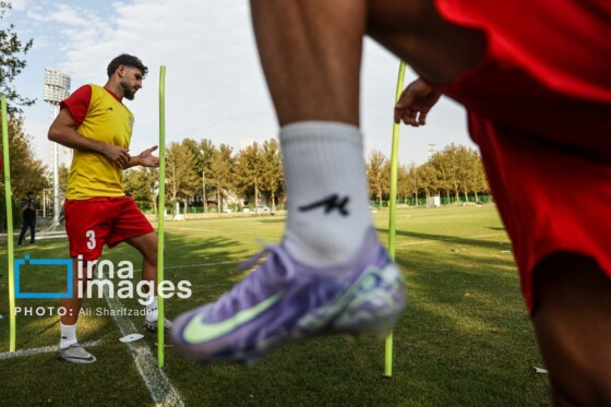 تمرین تیم فوتبال امید ایران