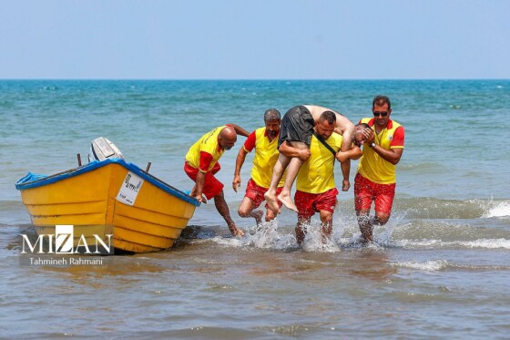 پویش ملی «غرق نشویم» در سواحل دریای خزر