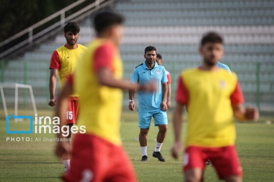 تمرین تیم فوتبال امید ایران