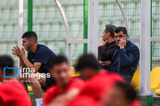 تمرین تیم فوتبال امید ایران