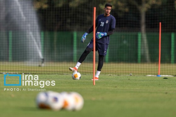 تمرین تیم فوتبال امید ایران