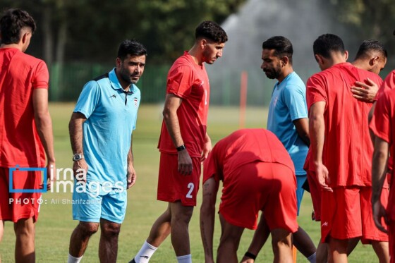 تمرین تیم فوتبال امید ایران
