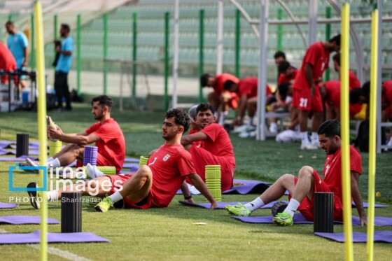 تمرین تیم فوتبال امید ایران