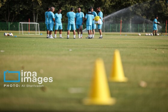 تمرین تیم فوتبال امید ایران
