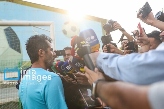 تمرین تیم فوتبال امید ایران