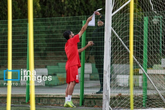 تمرین تیم فوتبال امید ایران