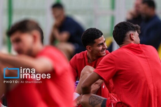 تمرین تیم فوتبال امید ایران