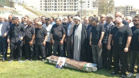 گزارش تصویری/ مراسم تشییع پیکر داریوش مصطفوی