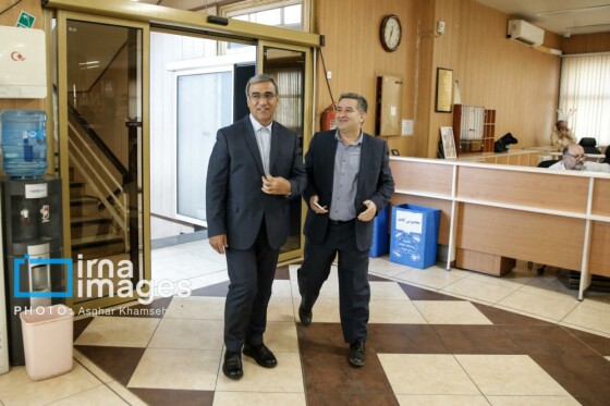 حضور استاندار خراسان رضوی در ایرنا