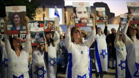 سفر دریایی خانواده اسرای صهیونیست به سواحل نوار غزه