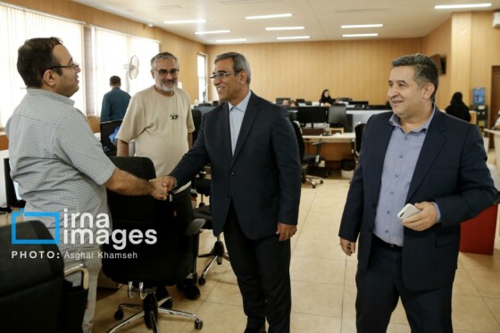 حضور استاندار خراسان رضوی در ایرنا