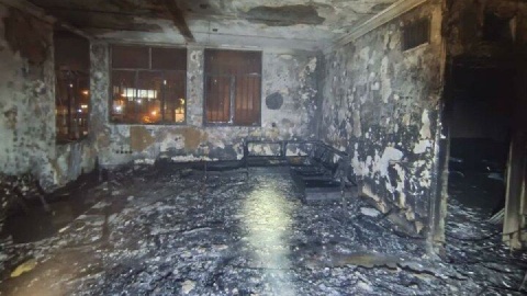 جزئیات حریق یک کارگاه نجاری در خیابان انقلاب تهران