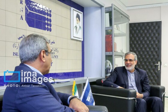 حضور استاندار خراسان رضوی در ایرنا