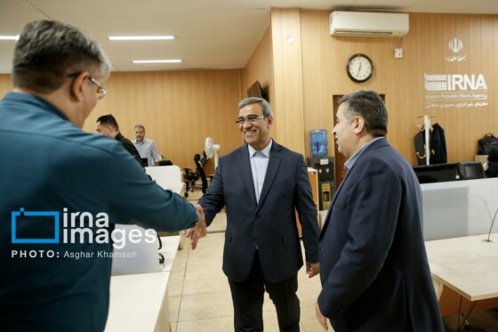 حضور استاندار خراسان رضوی در ایرنا