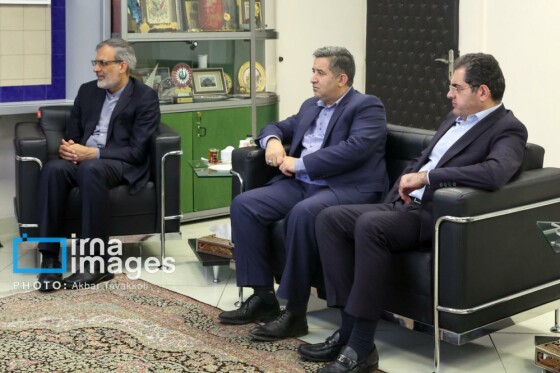 حضور استاندار خراسان رضوی در ایرنا