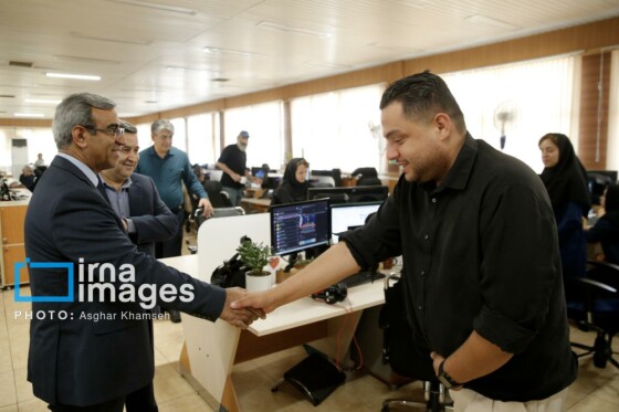 حضور استاندار خراسان رضوی در ایرنا