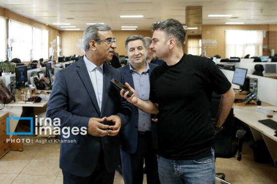 حضور استاندار خراسان رضوی در ایرنا