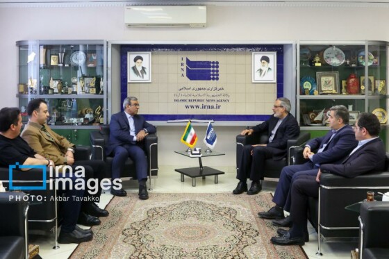 حضور استاندار خراسان رضوی در ایرنا