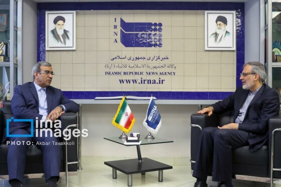 حضور استاندار خراسان رضوی در ایرنا