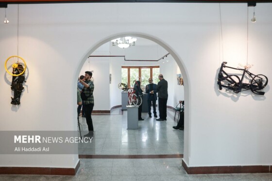 افتتاح نمایشگاه دوچرخه و کودکان غزه