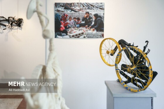افتتاح نمایشگاه دوچرخه و کودکان غزه