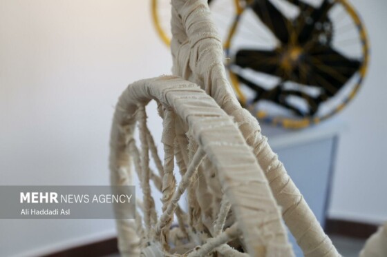 افتتاح نمایشگاه دوچرخه و کودکان غزه