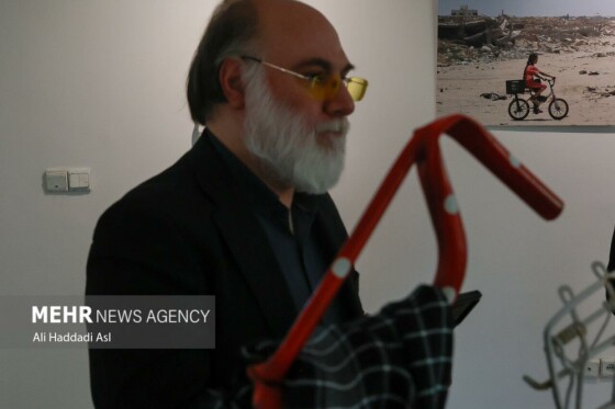افتتاح نمایشگاه دوچرخه و کودکان غزه