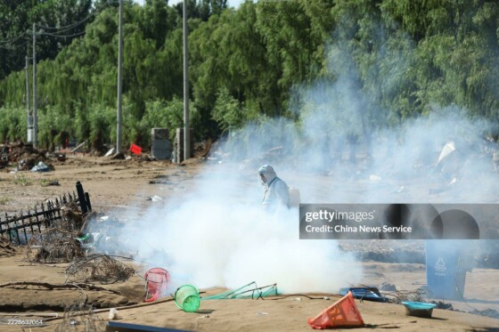 پکن پس از بارندگی‌های نادر، تلاش‌های امدادرسانی را تسریع می‌کند