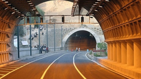 انسداد باند شمالی تونل رسالت و باند جنوبی تونل شهدای غزه