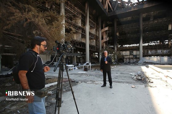 بازدید اعضای کمیسیون امنیت ملی مجلس از ساختمان شیشهای رسانه ملی