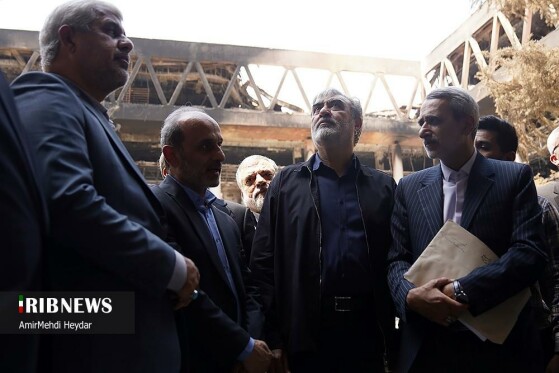 بازدید اعضای کمیسیون امنیت ملی مجلس از ساختمان شیشهای رسانه ملی