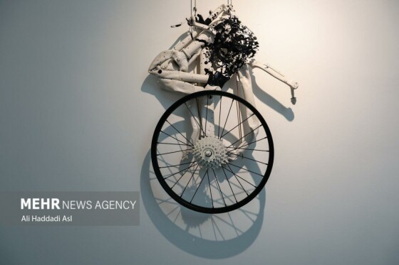 افتتاح نمایشگاه دوچرخه و کودکان غزه