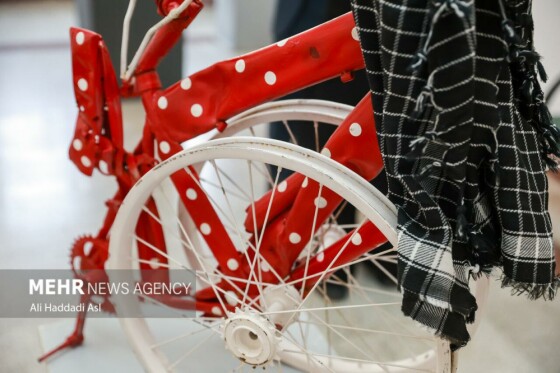 افتتاح نمایشگاه دوچرخه و کودکان غزه