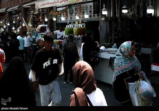 بازار تهران در روز تعطیل پایتخت